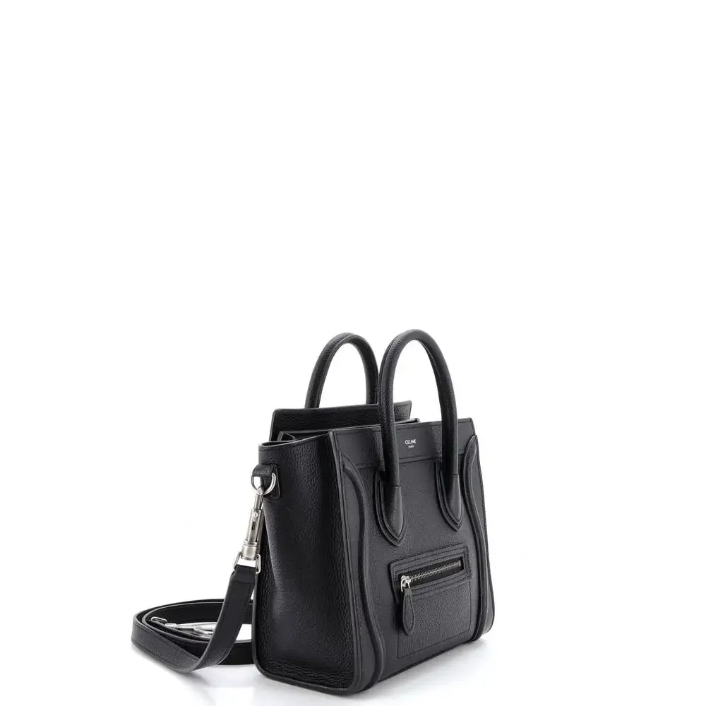 Celine Luggage Bag Grainy Leather Nano #248474C14B - Picture 2 of 7